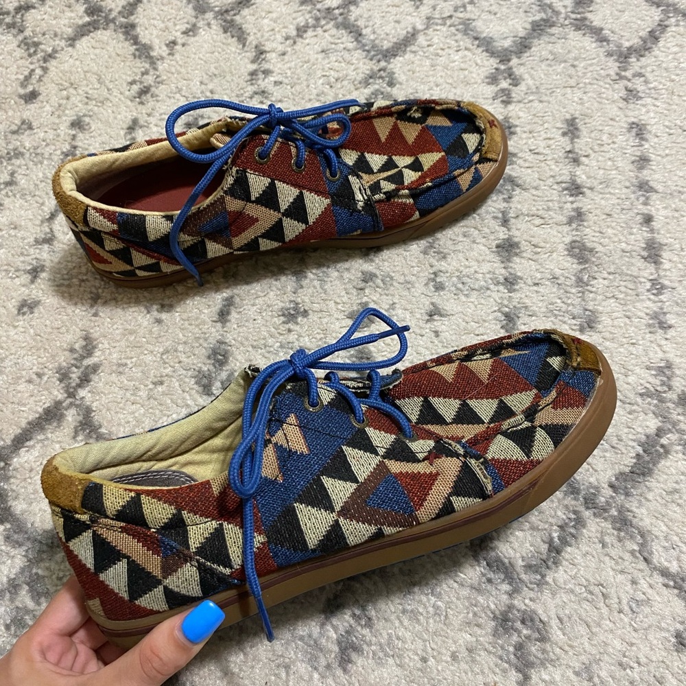 Twisted X Hooey Loper Slip-on or Lace-up Moisture-Wicking Shoes ecoTWX